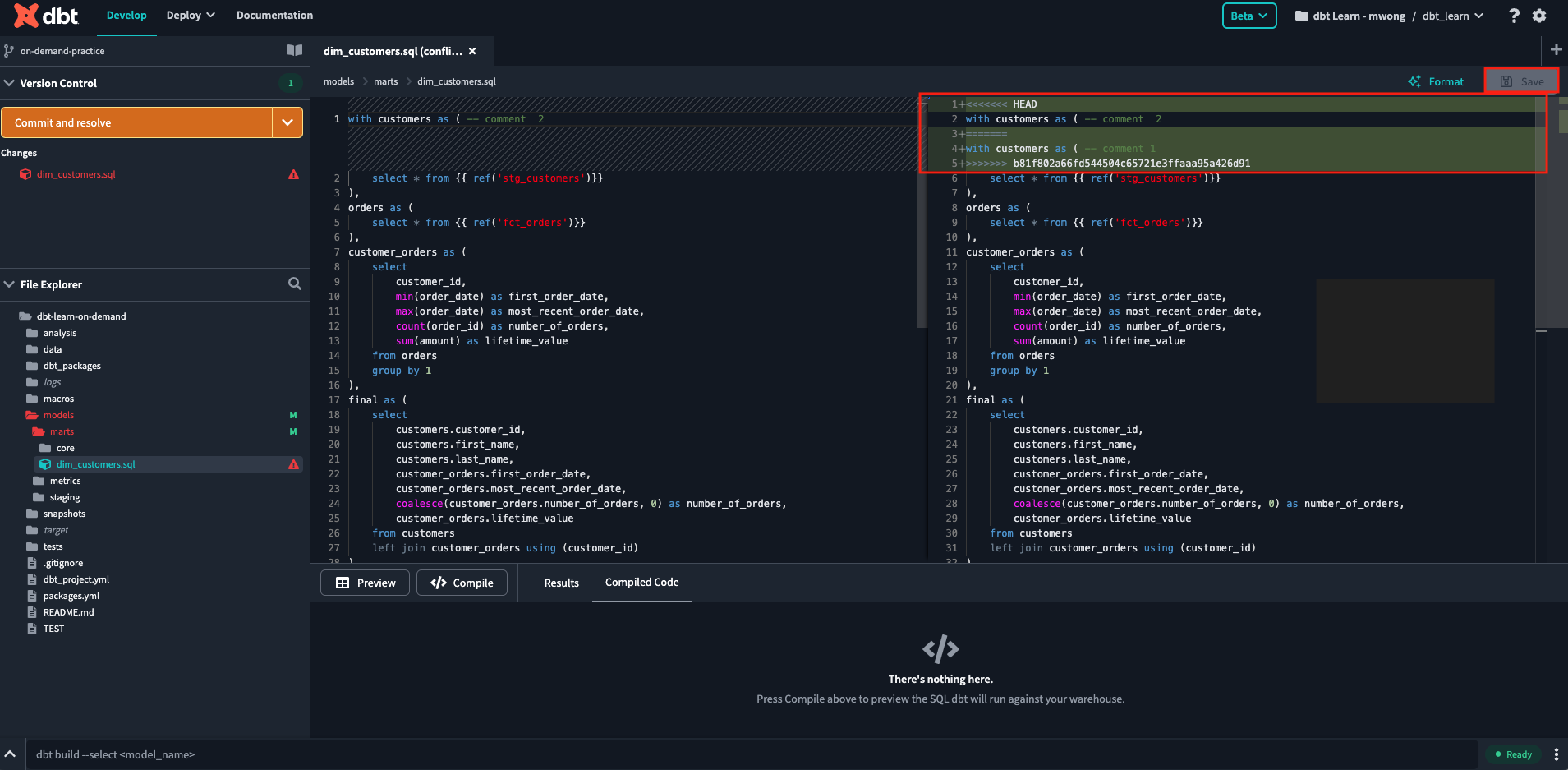 Choosing lines of code to preserve Choosing lines of code to preserve